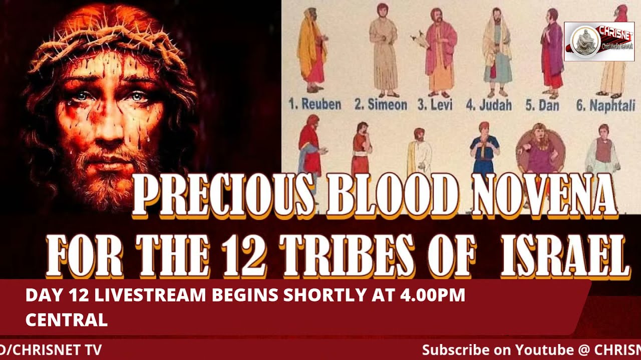 PRECIOUS BLOOD: July Novena For The 12 Tribes Of Israel- Day 12