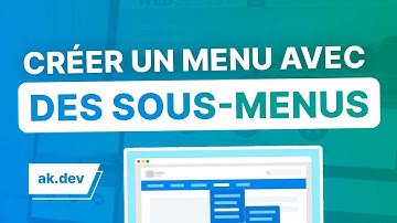 Comment créer des sous-menus en HTML CSS uniquement !