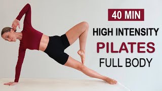 40 MIN FULL BODY PILATES HIIT | Burn Fat + Tone Muscle | Feel Strong + Balanced, No Repeat