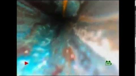 3/4 inch copper water service line before lining with Neofit