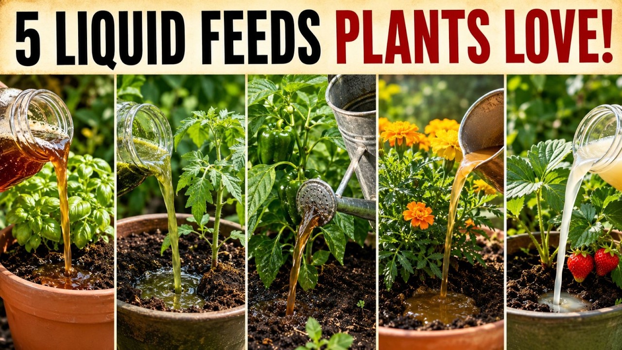 Even Dying Plants Come Back to Life! 5 “Miracle” Natural Fertilizers ...