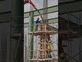 Long Column casting work.