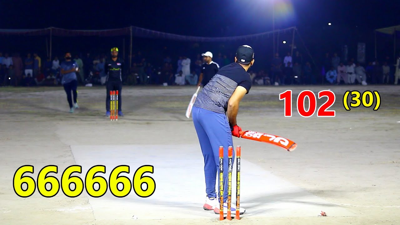 Taimoor Mirza 6 Ball 6 Sixes in This Match 102 Runs Need 30 Ball Tamour ...