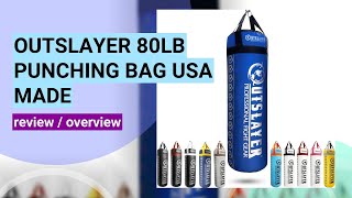 Outslayer 80 lb Punching Bag Review: The Ultimate Made in USA Heavy Bag