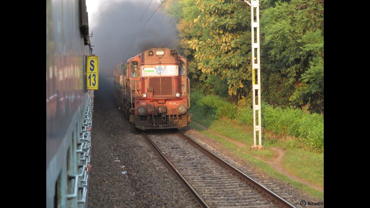 The End of An Era: 50 High Speed Diesel Crossings from Allahabad Itarsi Section!