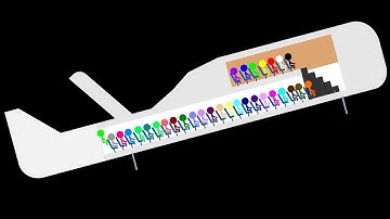 A Plane Algicosathlon - RTTB Run Race ASRM in Algodoo