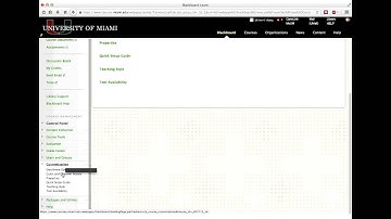 Course Site Customization in Blackboard