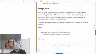 Creating a citation with EasyBib Bibliography Creator