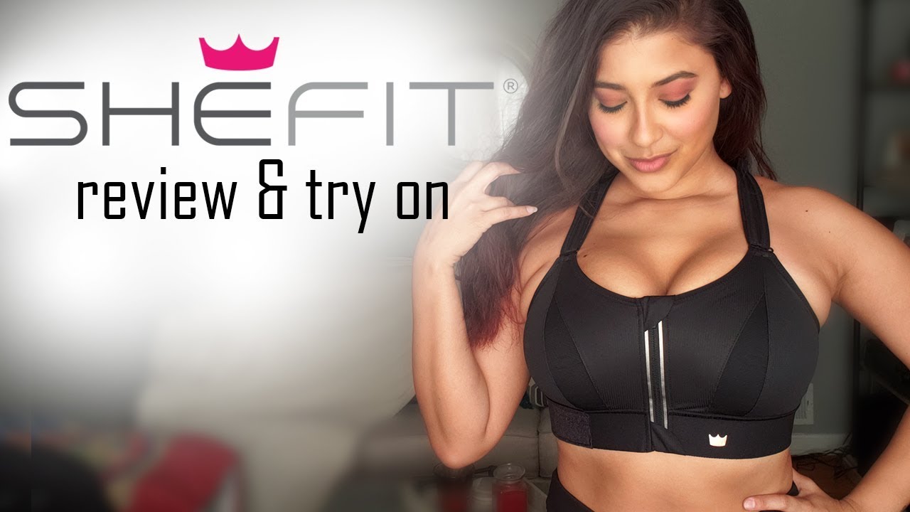 SPORTS BRAS FOR LARGER BUSTS!! - SHEFIT SPORTS BRA UNBOXING, TRY ON AND REVIEW