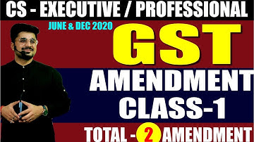 GST AMENDMENT CLASS - 1 by CA Vivek Gaba | June & Dec 2020 | Tax Love.