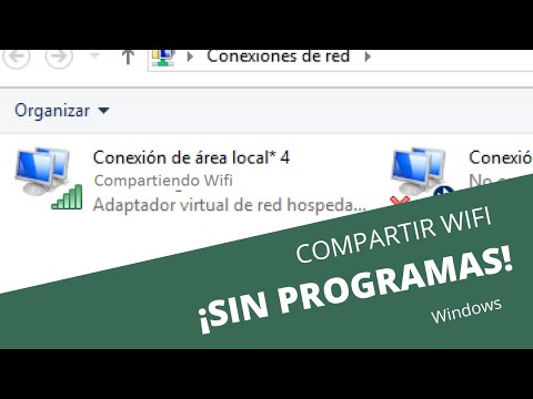 Compartir internet Windows 8, 8.1 y 10 SIN PROGRAMAS