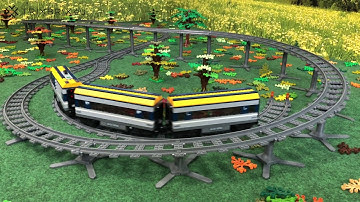 Trixbrix.eu Pillars - Elevation Kit compatible with Lego Trains