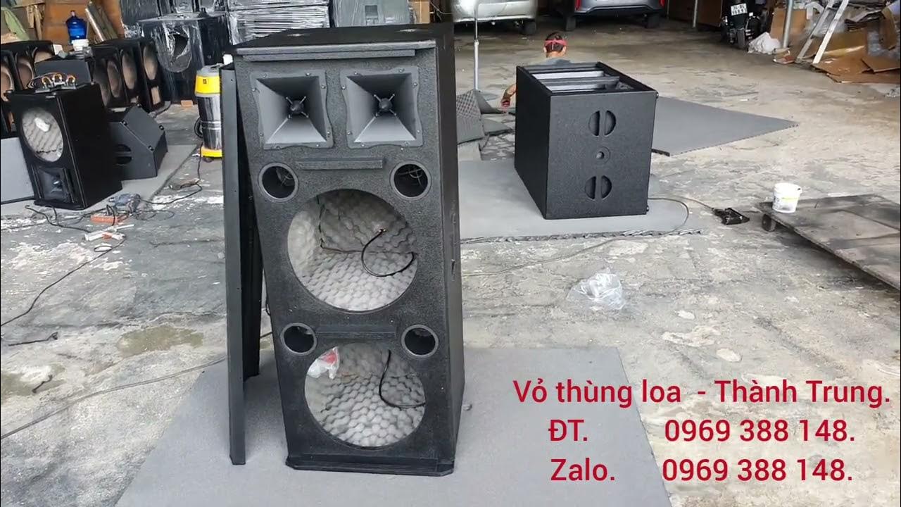 Vỏ thùng loa kéo 4 tấc đôi gửi bác Thiện bình định.. - YouTube