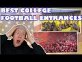 German reacts to the BEST COLLEGE FOOTBALL ENTRANCES