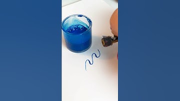 How to make calligraphy ink out of gouache (SUPER EASY) #calligraphy #arttutorial #gouache