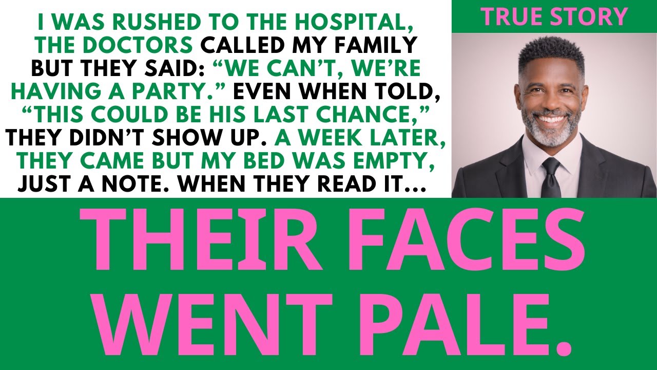 My family chose my son-in-law's party over my life — So I left them behind!