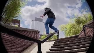 Session Skate Sim - Broke My Board Trying a Big Rail