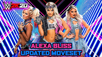 WWE 2K20 Alexa Bliss Updated Moveset