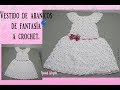 VESTIDO DE ABANICOS DE FANTASÍA A CROCHET. |Tejiendo con angélika|