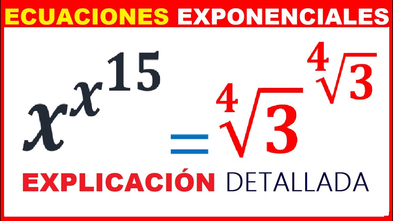 👉 Solving Exponential Equations🚀Resolviendo ECUACIONES EXPONENCIALES ✔ [NIVEL 2]