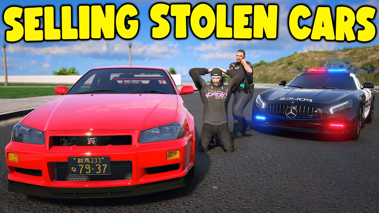 Selling Stolen JDM Cars in GTA 5 RP..
