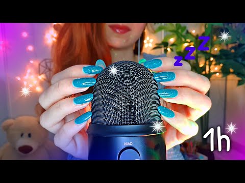 ASMR 1 heure de grattage de micro ❤ MIC SCRATCHING NO TALKING | 1H