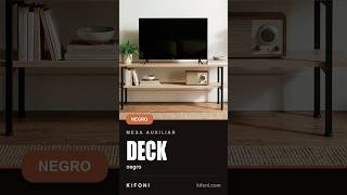 Mesa auxiliar Deck · negro | Kifoni
