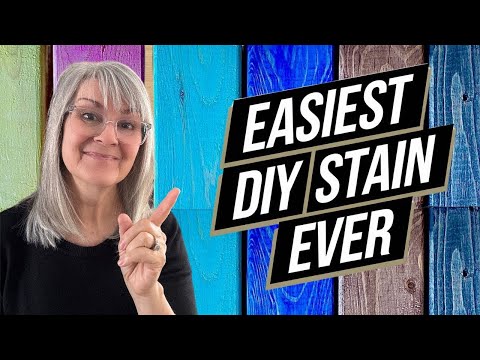 Never Buy Wood Stain Again – Make Your Own for $1