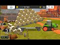 Fs 18 Unloading Straw Round Roller Bales In Cow Shade ! Fs18 Multiplayer | Farming Simulator 18#fs18