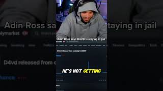 Adin Ross says D4VD is staying in jail #shorts #viralitypoly #polymarket #streamer #adinross