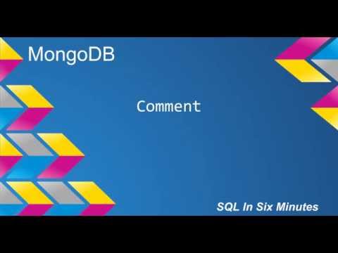 MongoDB: Comment