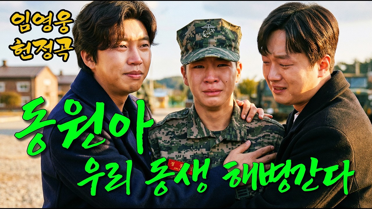 [임영웅 헌정곡] 영원한 막내 잘 다녀와라 🎵 정동원 군입대 응원 노래｜영웅시대에게 전하는 우정의 트로트｜정동원 해병대입대｜우주총동원 응원곡 #임영웅 #이찬원 #정동원 #미스터트롯