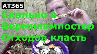 АТ365 Отходов сколько в Вермикомпостер класть??? и грунт ИП Ткаченко Андрей Сергеевич