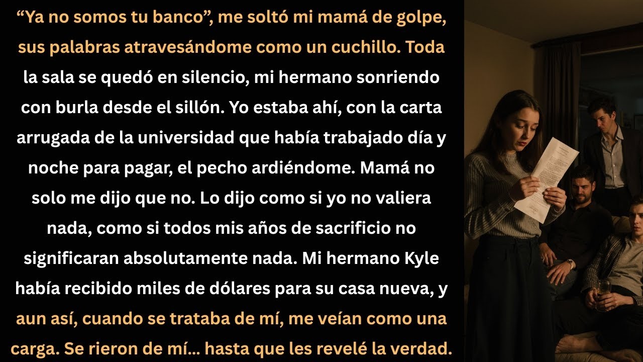 Me dijeron que ya no era su banco… no sabían lo que escondía