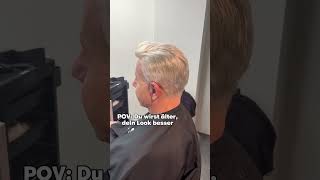 Du wirst älter, dein Look aber immer besser ✂️🚀 #hairsystem #haarausfall #beforeandafter