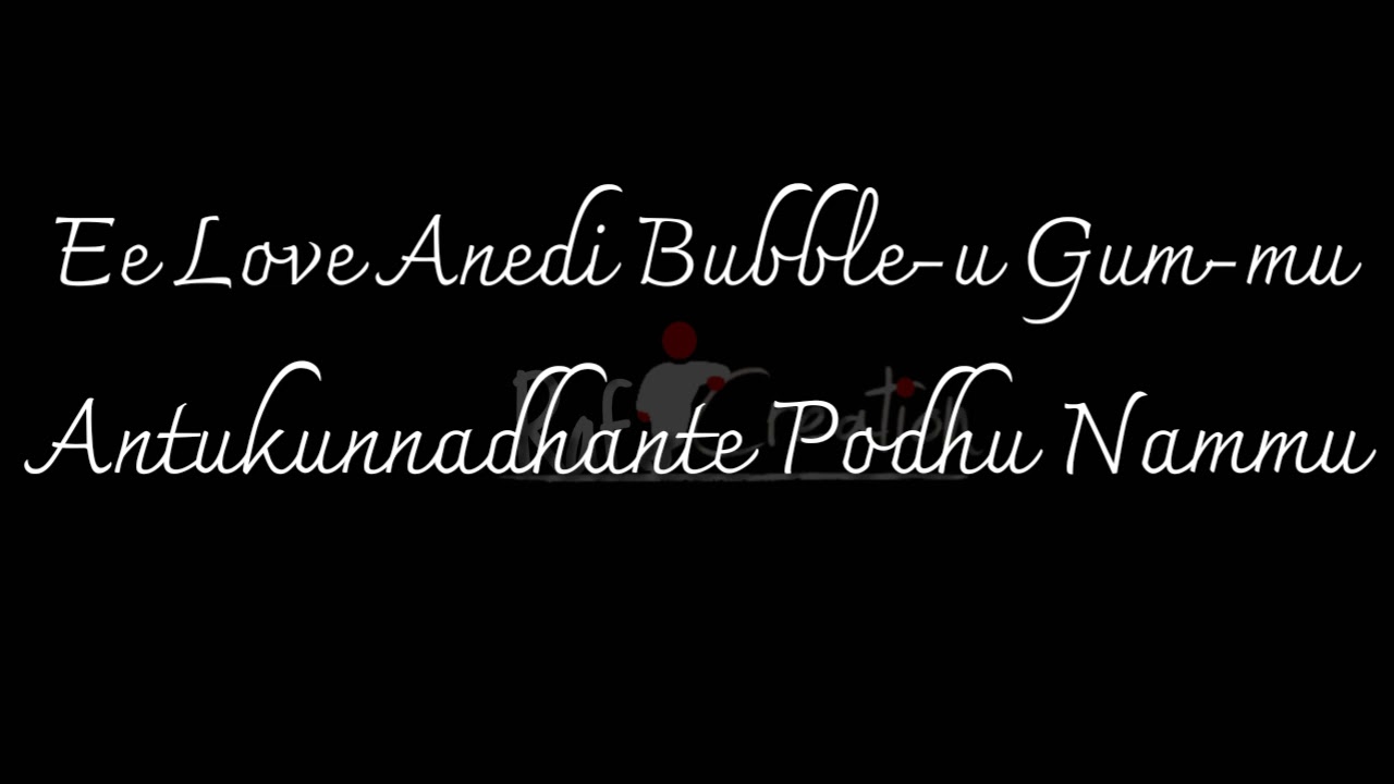 Butta Bomma, Butta Bomma, song lyrics WhatsApp status YouTube