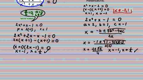 How to Solve Rational Equations Part 1