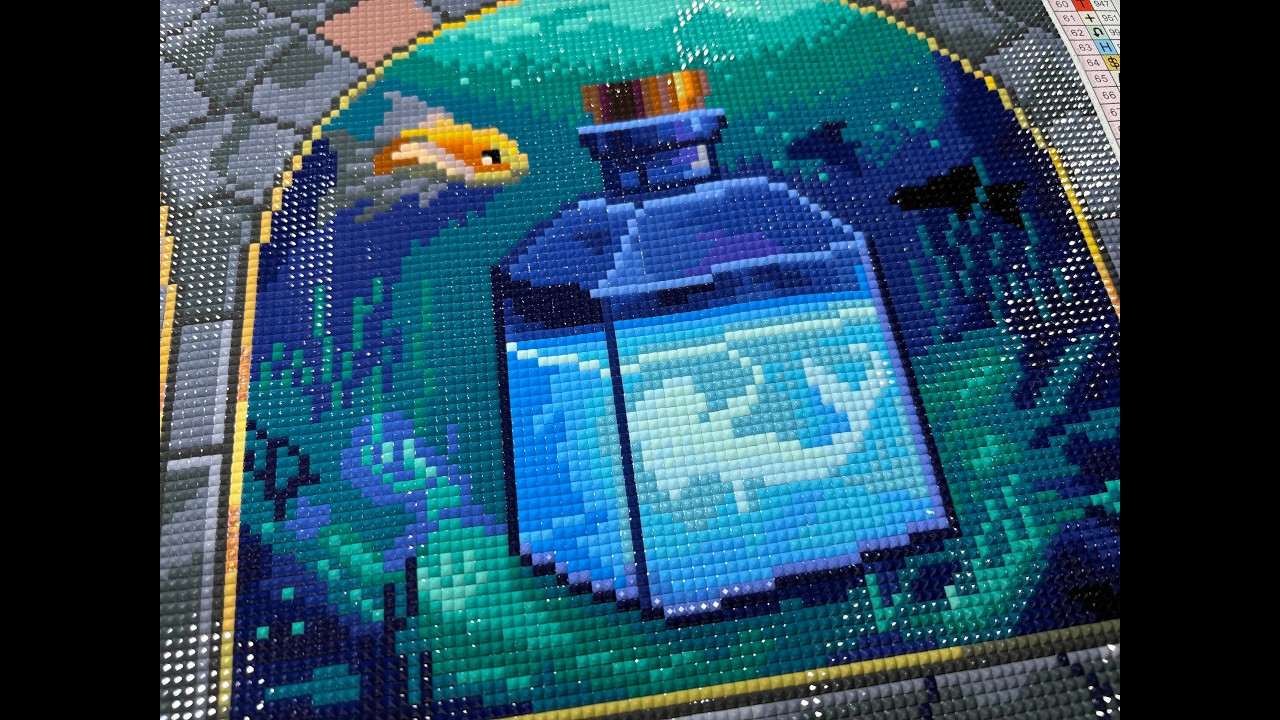 ダイヤモンドアートクラブ】 Magical Potions 人魚のポーション 【制作