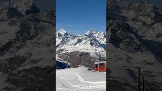 Départ Dun Um2 Trains Gornergratbahn À Gornergrat.