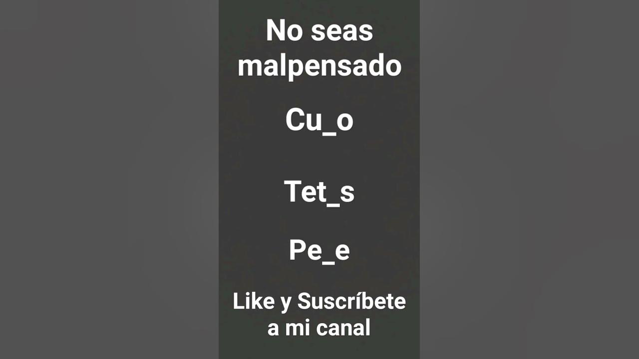 No malpienses - YouTube