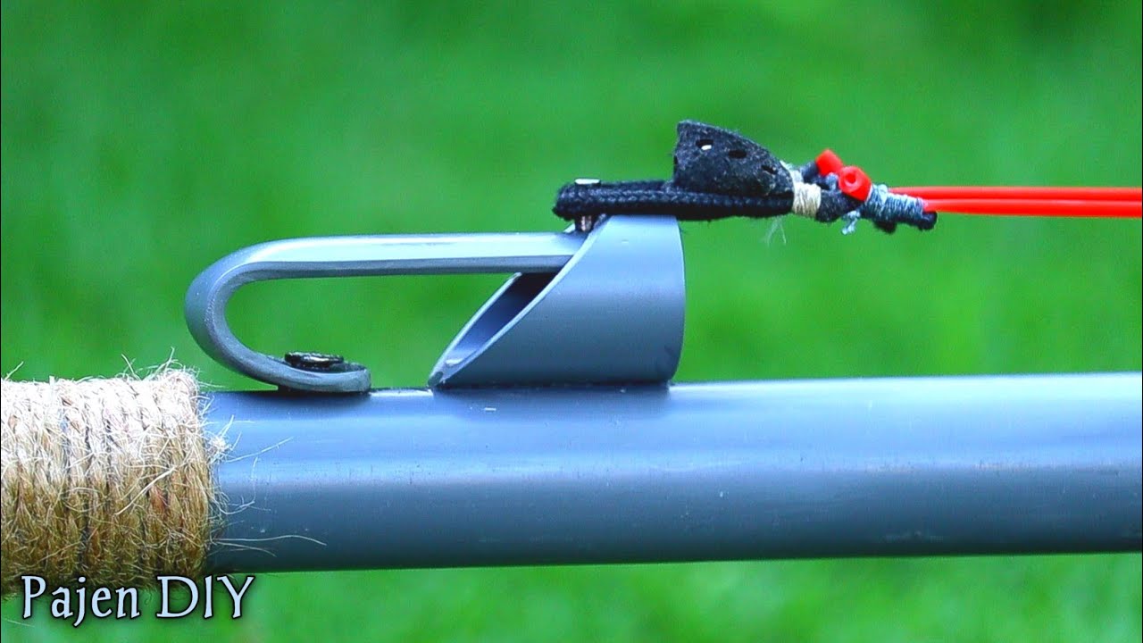 DIY Slingshot Powerful And Accurate PVC Slingshot YouTube