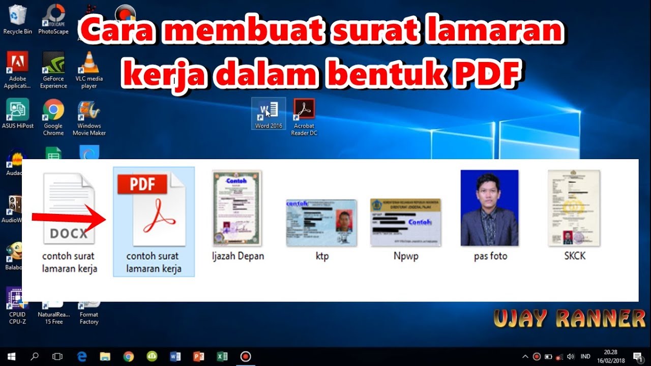 Cara Membuat Surat Lamaran Dalam Bentuk Pdf Dan Trik Agar Cepat Dipanggil Perusahaan