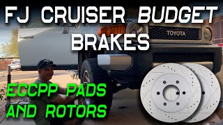 Upgrading the front brakes of my 2013 FJ Cruiser to ECCPP Rotors and Ceramic Pads -Budget Ebay Find!