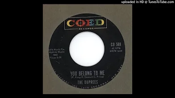 Duprees, The - You Belong to Me - 1962