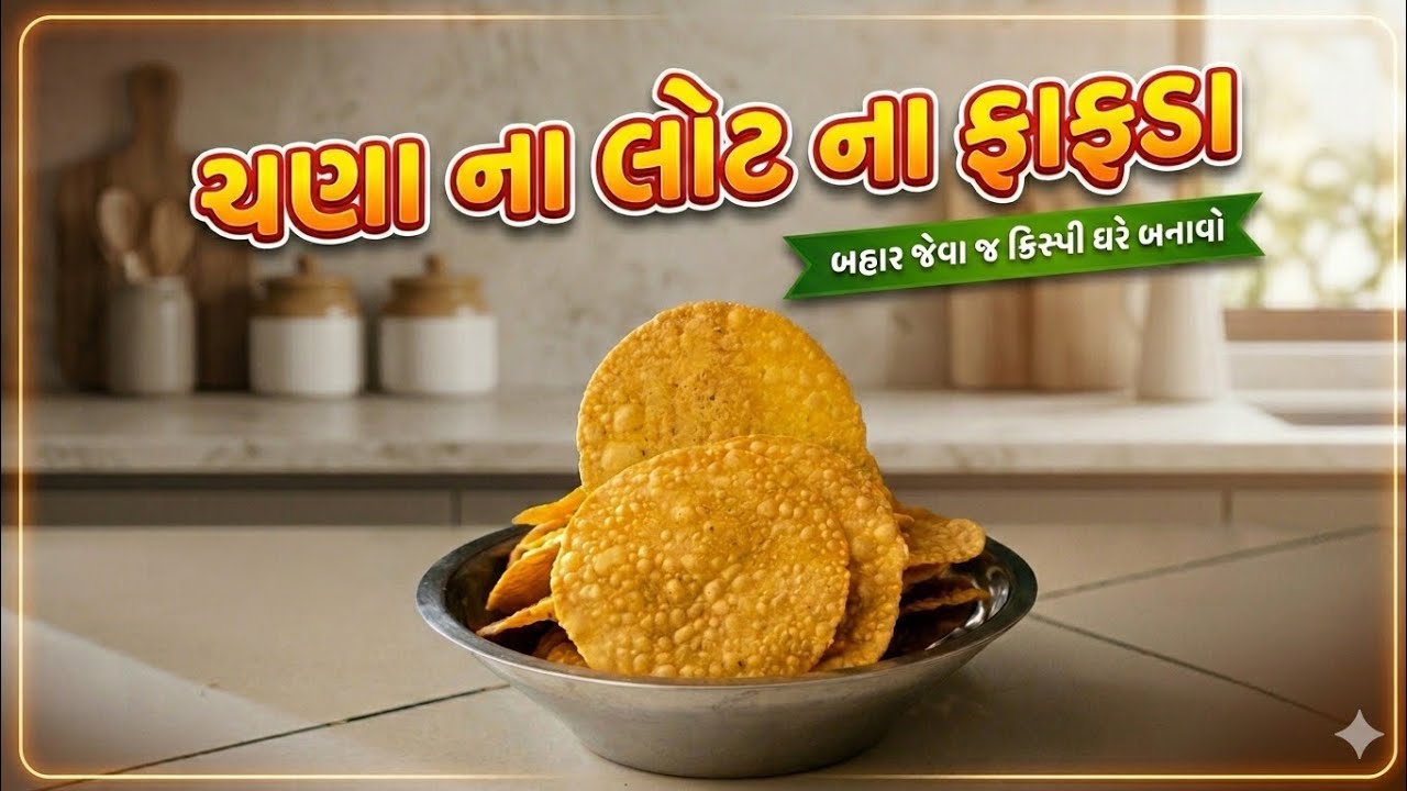ચણા ના લોટ ના કરકરા ફાફડા ઘરે બનાવો | બજાર જેવા Crispy Fafda Recipe | GharNi Rasoi by K&M