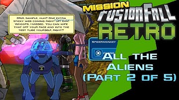All The Aliens (Part 2 of 5) - New Missions Ben 10 Update - FusionFall Retro