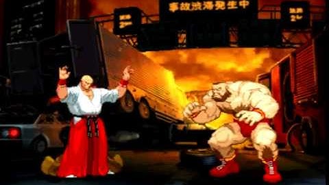 Capcom VS SNK Pro: Geese/Bison Playthrough (PS1)