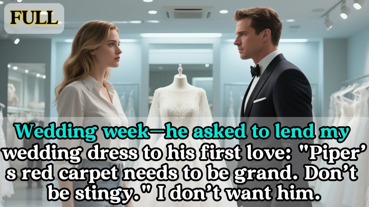 Wedding week—he asked to lend my wedding dress to his first love: