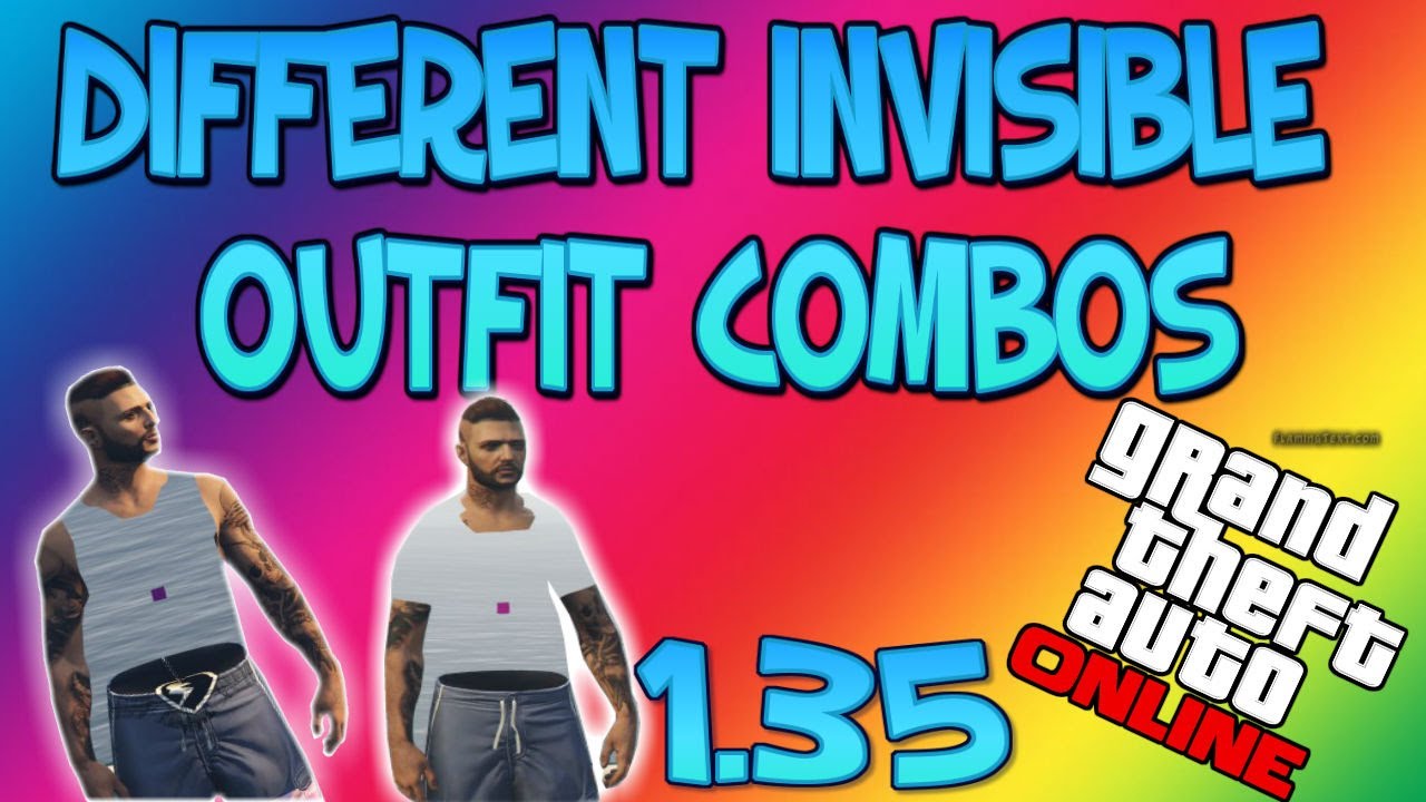 GTA 5 Modded Outfits Tutorial 1.35! *MULTIPLE* INVISIBLE BODY PART ...