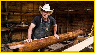 BLACK WALNUT TIMBER FRAME ROOF PT 3